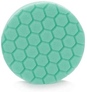 Almohadilla hexadecimal de Chemical Guys, Almohadilla de pulido resistente, 6.5 pulgadas, Verde