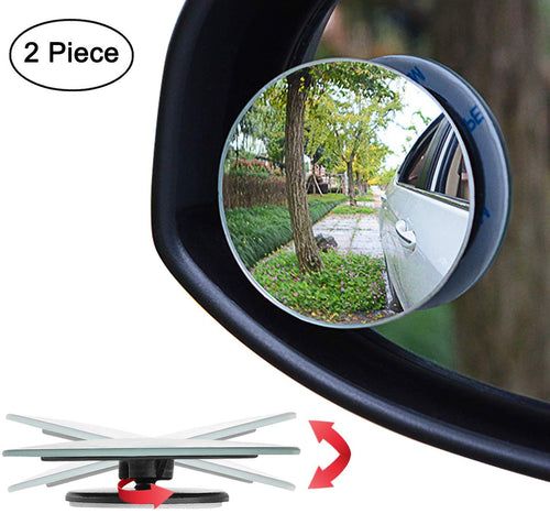 Espejo Ampper para mejorar punto ciego, paquete de de 2, Round Shape