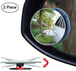 Espejo Ampper para mejorar punto ciego, paquete de de 2, Round Shape