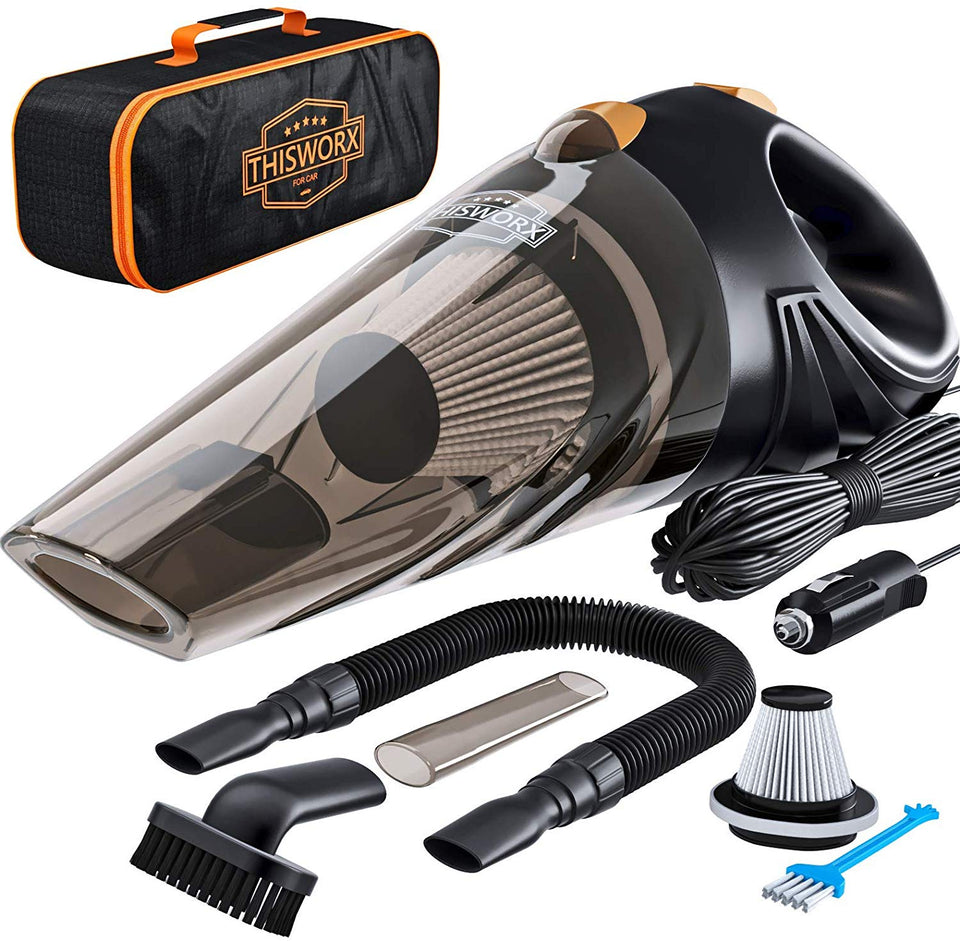 ThisWorx TWC-01 - Aspiradora para coche, Moderno, Negro