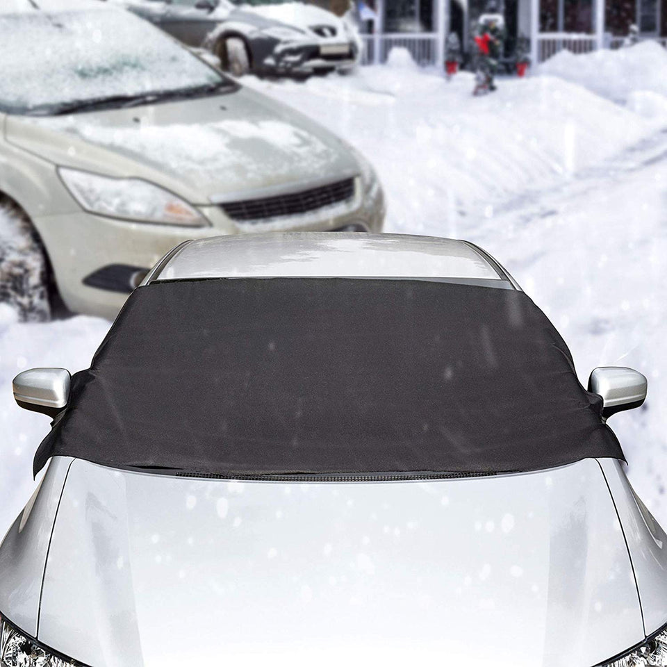 OxGord, cobertor para parabrisas, eliminación de nieve, protector para parabrisas para todos los climas, invierno, verano, protector solar para autos, camiones, camionetas, vehículos utilitarios deportivos. Deje de usar el cepillo o la pala