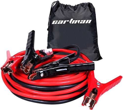 Cartman Heavy Duty Cables de arranque Calibre 4 UL Listados en la bolsa.