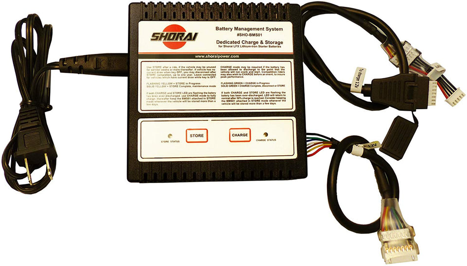 Cargador de batería de litio Shorai SHO-BMS01
